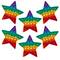 GottaPop Rainbow Stars Pop It Fidget Toy Party Favors, 6ct.